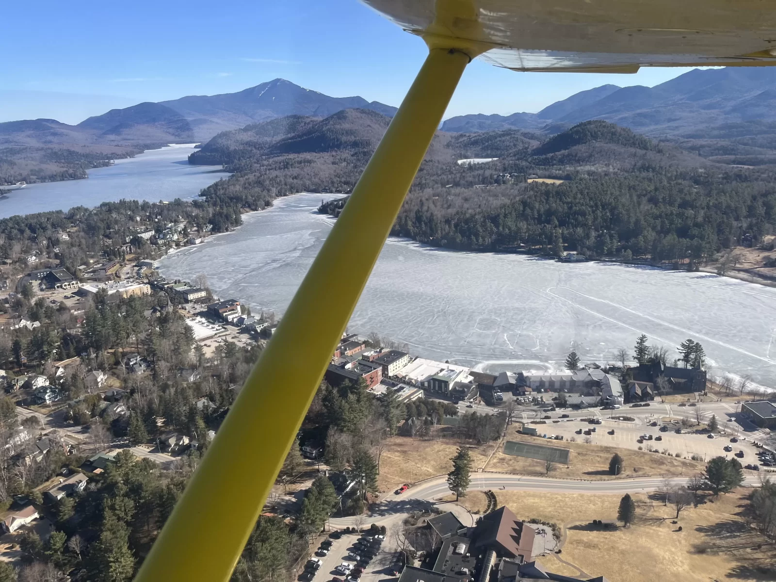 Lake Placid by airplane